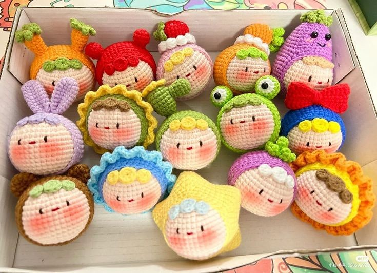 Móc khóa len cute thủ công – Điểm nhấn dễ thương cho túi xách!